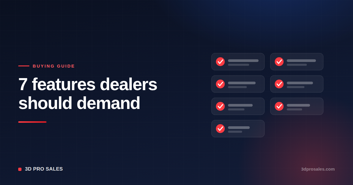 Checklist of seven carport design software features dealers should demand